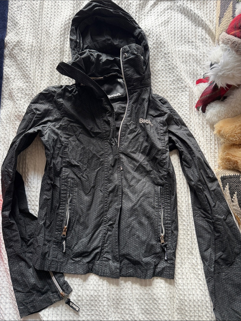 OG Y2K High Collar Bench Jacket Size M